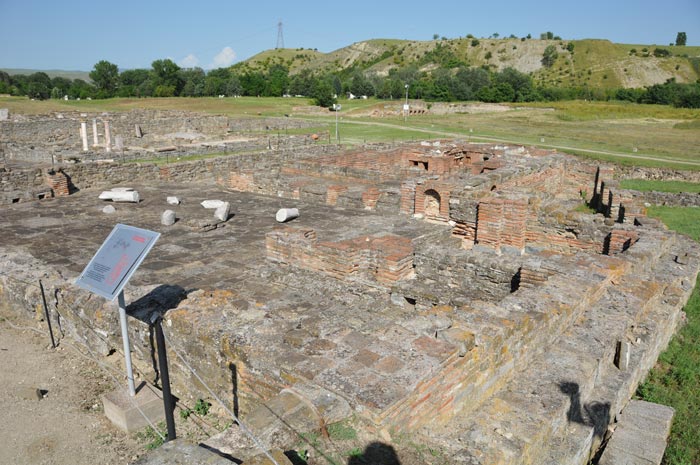 Das öffentliche Bad der antiken Stadt Stobi