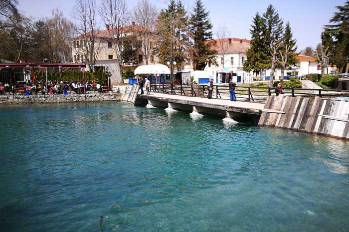 From Camping Rino to Struga - bike path well usable