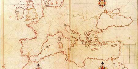 Piri Reis - first Ottoman world map from 500 years ago