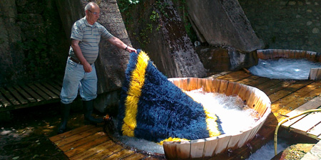 Bourazani am Pindos - Eine Wassermühle zum Teppichwaschen