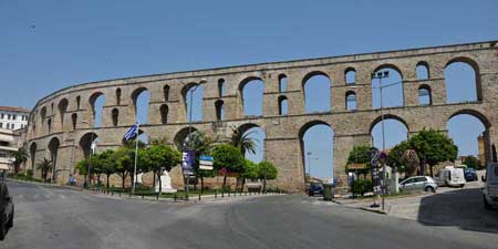 The aqueduct of Kavala - on the Via Egnatia