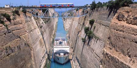 Zur Vorgeschichte des Kanals von Korinth