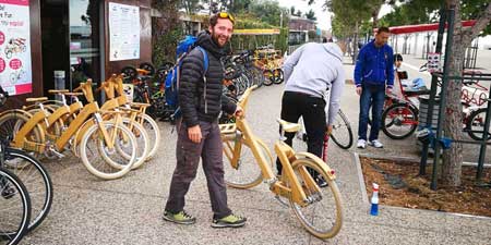 Wooden bicycles are 