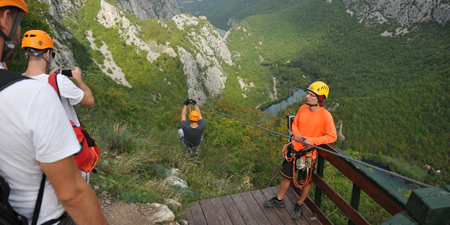Omis - adrenaline fun in a spectacular canyon landscape