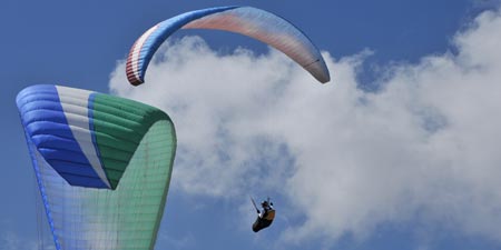 Gleitschirmfliegen oder Paragliding in der Türkei