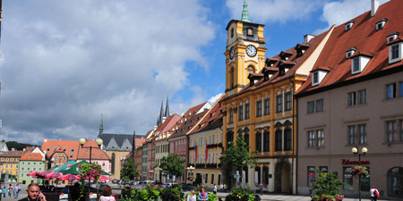 About the history of Eger - today Cheb in the Czech Republic