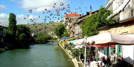 Silkroad town of Bayburt on the Çoruh river
