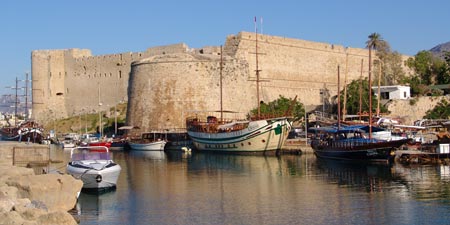 Girne Kalesi ve Limanı