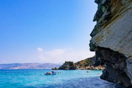 The seaside resort of Saranda - just a stone's throw to Corfu