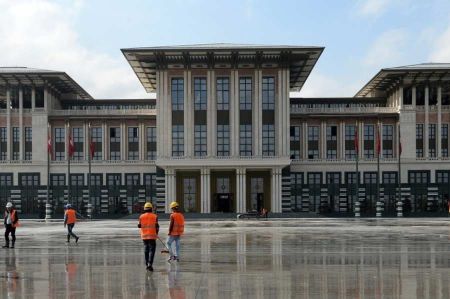 Papstbesuch den Präsidentenpalast