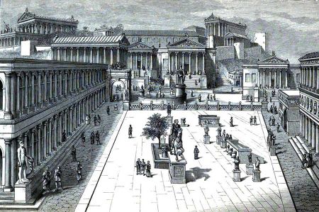 Forum - zentraler Platz 