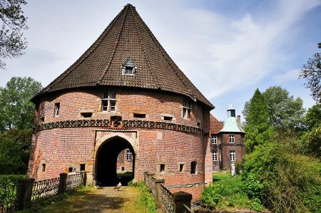 Schloss Bladenhorst – former moated castle now in private use