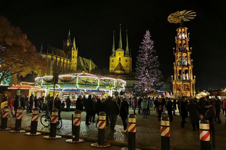 Erfurt Christmas market - scent of mulled wine and gingerbread