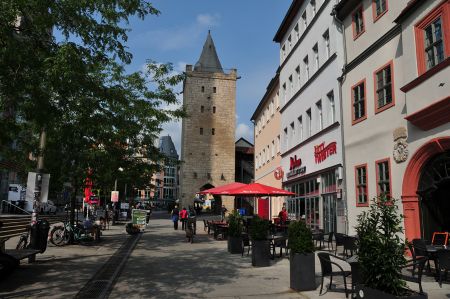 Mittelalterliche Mauerreste, Türme und Tore in Jena