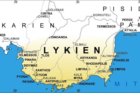 Lykien zwischen Fethiye und Antalya