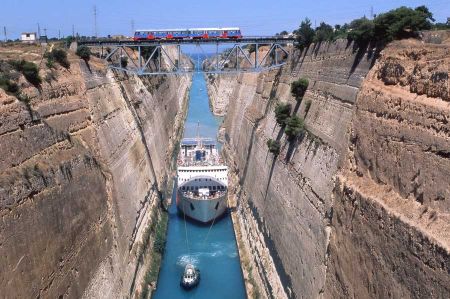 Zur Vorgeschichte des Kanals von Korinth