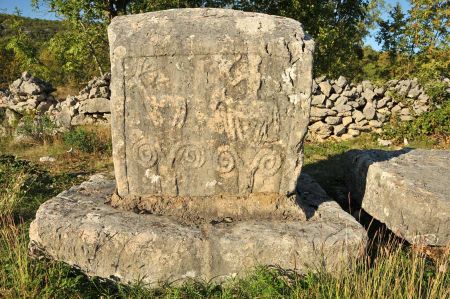 Tomb stones - Stecci at the wayside of Imotski
