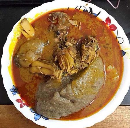Konkonte Speise aus Ghana - von Maria vorbereitet