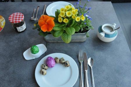 Easter time – egg time - chicken and quail eggs!