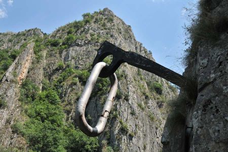 The famous Matka - Canyon, Dam and Gorge near Skopje
