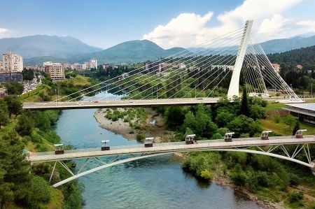 Podgorica – heute das kulturelle Zentrum von Montenegro