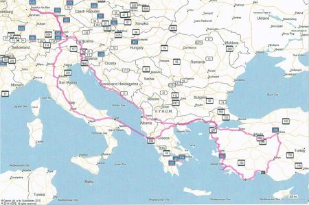 Motorradreise durch 10 Länder