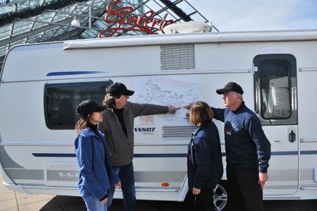 Übernahme des Fendt-Caravan Saphir Scand in Rain