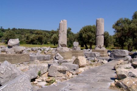 Teos – Ort des Hermogenes Meisterbauwerks Dionysos Tempel