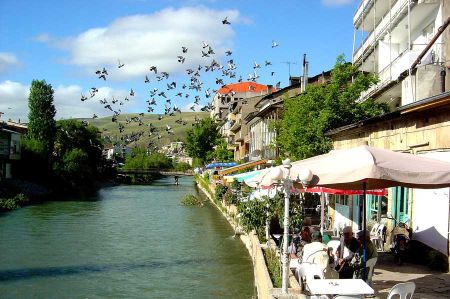 Silkroad town of Bayburt on the Çoruh river