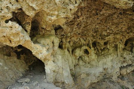 Open air Stalactite formations at Dursunbey Cayi