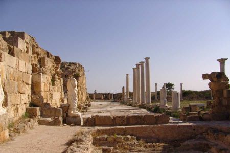 Salamis on Cyprus - ancient town kingdom near Famagusta