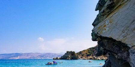 The seaside resort of Saranda - just a stone's throw to Corfu