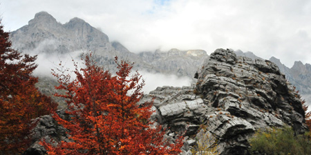 Valbona - mountain settlement in the valley of the same name
