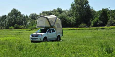 Caravan-Salon - GT Pick-up: Inflatable pick-up tent