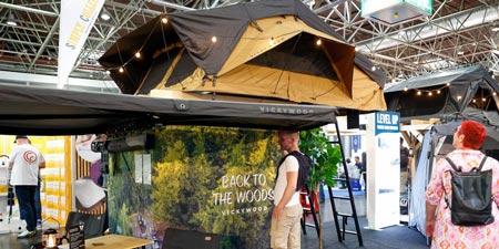 Rooftop tents delight families and young campers