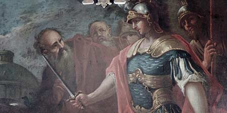 Gordian knot and Alexander the Great