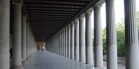 Stoa - Scientific teaching building and worldview