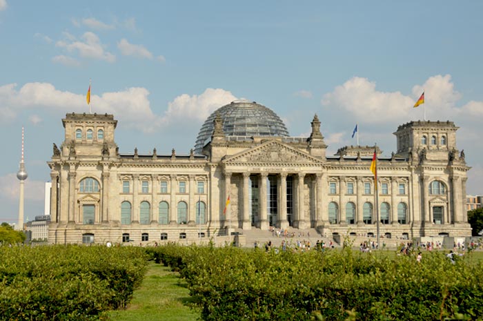 Das Reichstagsgebäude Berlin