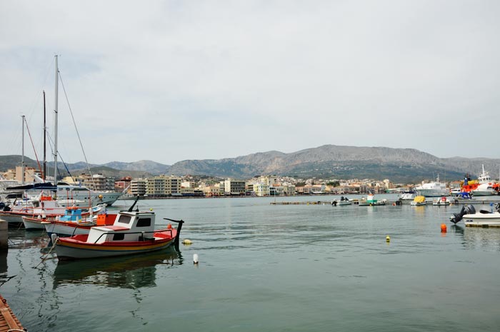Haupthafen der Insel