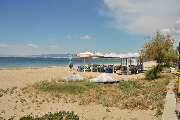 Perea sahil kasabası Yunanistan
