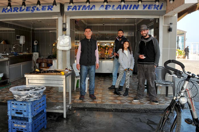 Fischhallen von Güzelbahce Izmir