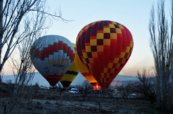 Heißluftballons in Kappadokien