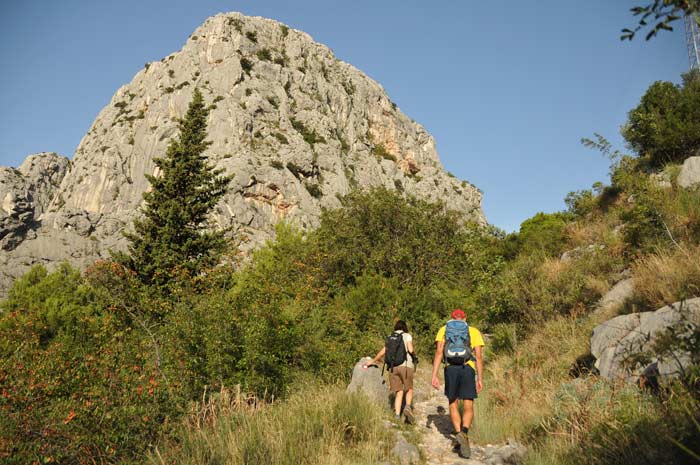 Ankunft in Omiš und erste Erkundungswanderung