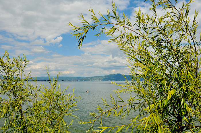 Ohrid gölünde yüzmek