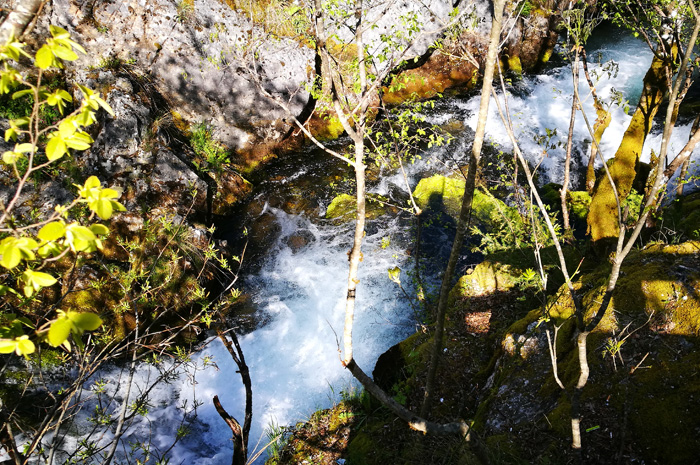 The Waterfalls of Vevcani - park-like area near Struga