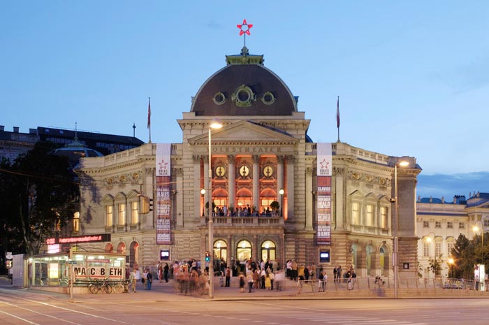 Stage of Volkstheater in Vienna