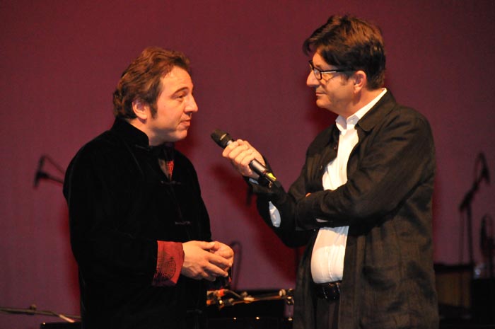 Fazıl Say on the stage of Volkstheater
