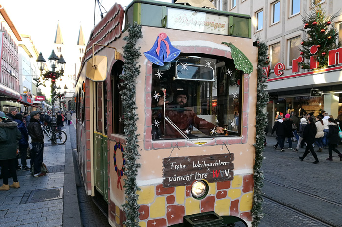 To the Christmas market in Würzburg