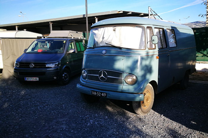 Camper auf Langzeitreisen - Treffpunkt Zampetas Thessaloniki