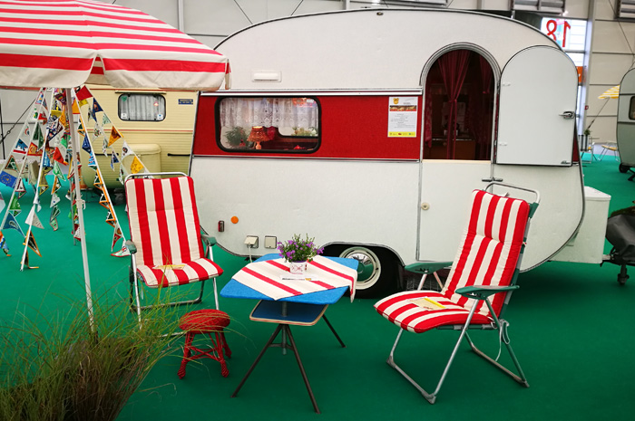 Caravan-Salon 2017 Düsseldorf - Vintage caravans enrich the fair